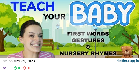 Learn First Words & Gestures For Baby -  Baby Learning Videos + Nursery Rhymes pagalworld mp3 song download