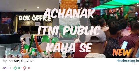 Gadar 2 public reaction || my 1st vlog || Itni raat me kaha ghumne gaye | shopping mall gaye #gadar2 pagalworld mp3 song download