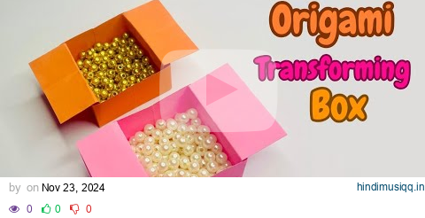 DIY paper box|How to make paper box Papar gift box|No glue paper craft|No glue craft Origami box/DIY pagalworld mp3 song download