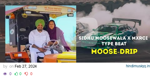 Sidhu Moosewala x Mxrci type beat "MOOSE-DRIP" | Punjabi Instrumental Beats 2024 pagalworld mp3 song download