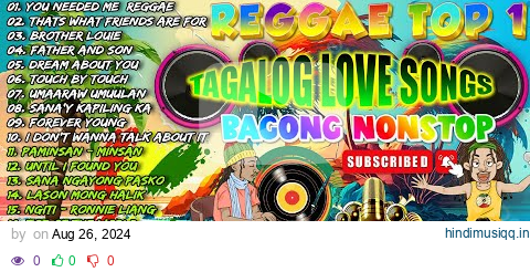 TOP REGGAE MIX 2024🎵️MOST REQUESTED REGGAE LOVE SONGS 2024 - TAGALOG REGGAE LOVE SONGS 2024 pagalworld mp3 song download