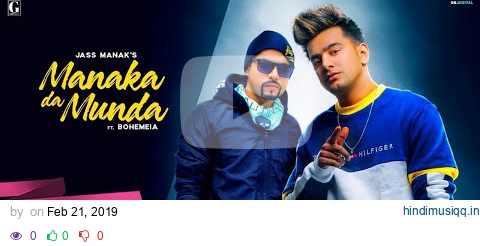 Manaka Da Munda  Jass Manak Ft. Bohemia (Official Song) Sukhe | GK.DIGITAL | Geet MP3 pagalworld mp3 song download