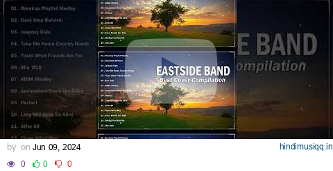 Breakup Playlist Medley , Dont Stop Believin  - EASTSIDE BAND Nonstop Cover Best Hits 2024 pagalworld mp3 song download