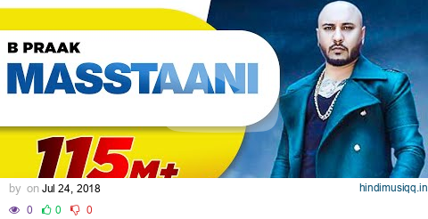 MASSTAANI (Official Video) | B PRAAK | JAANI | Arvindr Khaira | New Punjabi Song 2018 pagalworld mp3 song download