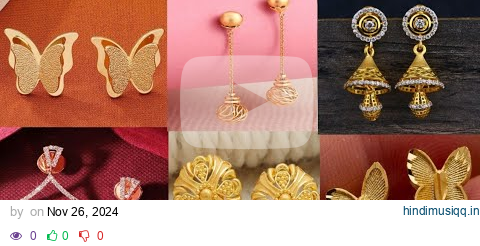 22k daily wear gold earrings designs/latest gold earrings design/stud gold earrings design earrings pagalworld mp3 song download