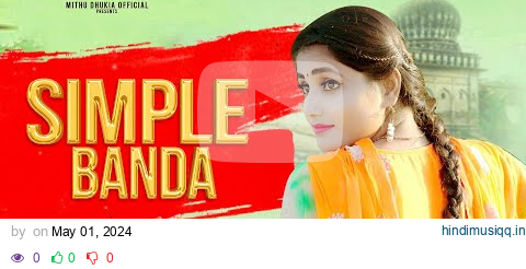 Simple Banda (Official Video) Pooja Punjaban | Amit Choudhary | Sandeep Chandel  Haryanvi Song 2024 pagalworld mp3 song download