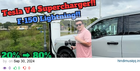 Ford F-150 Lightning Charging at Tesla Supercharger V4!!! HOW MUCH DID IT COST?!?! pagalworld mp3 song download