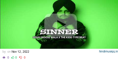 [FREE FOR PROFIT] Sidhu Moose wala X The Kidd Type Beat "SINNER" | Prod. By JD pagalworld mp3 song download