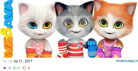 😽 Three Little Kittens in New Nursery Rhymes Collection | Kids Songs from Dave and Ava 😽 pagalworld mp3 song download