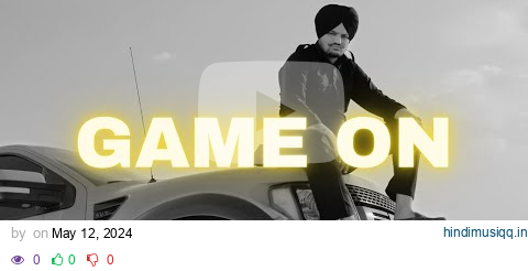 Sidhu Moosewala x Mxrci Type Beat - " GAME ON" | 2024 pagalworld mp3 song download