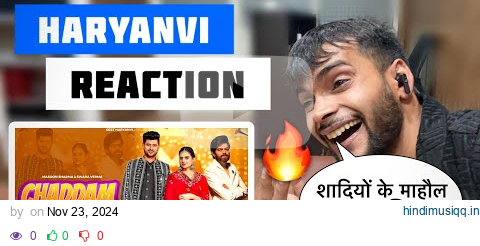 Chaddam (Full Video) Masoom Sharma, Shivani Yadav, Rahul Muana | New Haryanvi | Reaction Video pagalworld mp3 song download