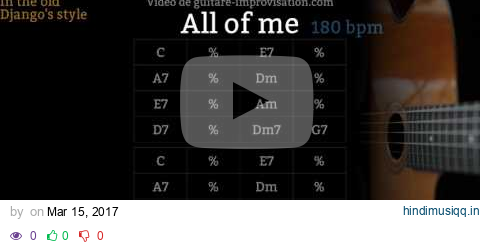 All of Me (180 bpm) - Gypsy jazz Backing track / Jazz manouche pagalworld mp3 song download