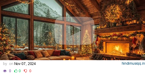 Relaxing Christmas Jazz Instrumental Music for Relieve Stress - Cozy Night in a Winter Snow Cabin 🎅🎄 pagalworld mp3 song download