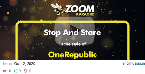 OneRepublic - Stop And Stare - Karaoke Version from Zoom Karaoke pagalworld mp3 song download