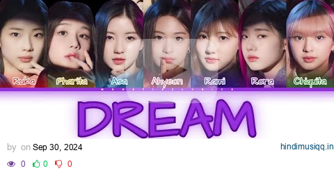 BABYMONSTER - ‘DREAM’ Lyrics (베이비몬스터 ‘DREAM’ 가사) (Color Coded Lyrics) pagalworld mp3 song download