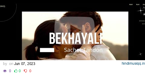 Bekhayali | Sachet Tandon | with English translation pagalworld mp3 song download