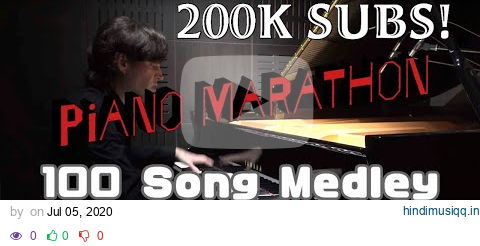 Jacob Koller Piano Marathon 100 Song Medley with No Break pagalworld mp3 song download