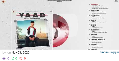 YAAD  A name to remember(Full Album) Deep Jandu | PBN | Jay Trak | Manna Music pagalworld mp3 song download