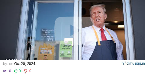 Trump Works McDonald’s Fry Station, Stepping up Criticism of Harris | WSJ News pagalworld mp3 song download