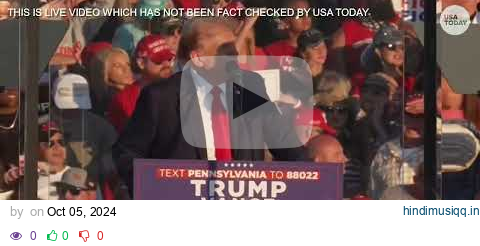 Trump stops Butler rally for medical issue, crowd sings national anthem, chants 'God bless Trump' pagalworld mp3 song download