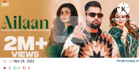 Ailaan (Slowly+Reverb) Gulab Sidhu | Gurlez Akhtar | pagalworld mp3 song download