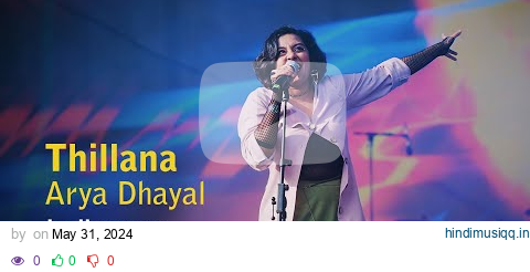 Thillana | Arya Dhayal Live | Indiegaga @wonderwallmedia pagalworld mp3 song download