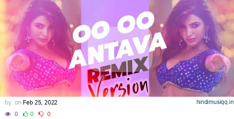 O Antava Mawa | Club Mix | Pushpa | Allu Arjun,Rashmika | EDM Mix | Sukumar | Dj Sandy Santipur pagalworld mp3 song download