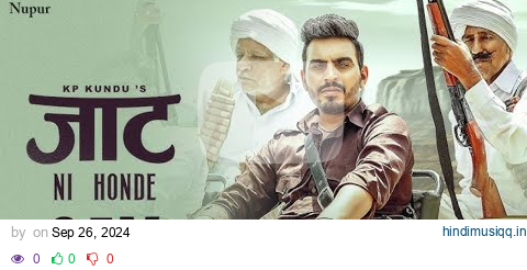 Jaat Ni Honde (Official Video) KP Kundu | Bintu Pabra | Latest  New Haryanvi Songs 2024 | Video Song pagalworld mp3 song download