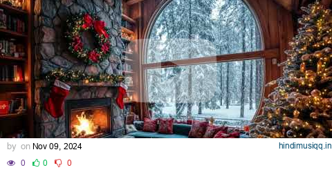 Sweet Christmas Jazz Instrumental Music with Snow Falling at Night🎄Cozy Christmas Ambience to Unwind pagalworld mp3 song download