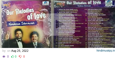 HITS OF NADEEM SHRAVAN II OUR MELODIES OF LOVE NADEEM SHRAVAN II नदीम श्रवण के सुपर हिट गाना   II pagalworld mp3 song download