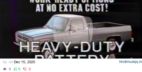 1986 Chevrolet Pickup "Nothing works like a Chevy Truck" TV Commercial pagalworld mp3 song download