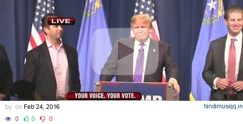 Donald Trump makes victory speech in NV pagalworld mp3 song download