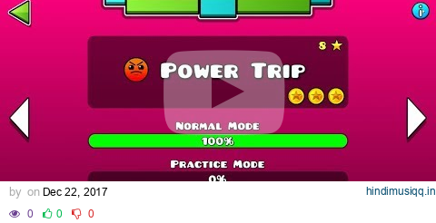 Geometry Dash SubZero – “Power Trip” 100% Complete [All Coins] | GuitarHeroStyles pagalworld mp3 song download