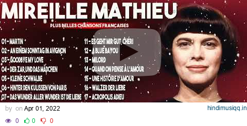 Mireille Mathieu Greatest Hits Full Album - Top 20 Best Songs Of Mireille Mathieu pagalworld mp3 song download