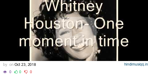 (👠Whitney Houston👠) - one moment in time# pagalworld mp3 song download