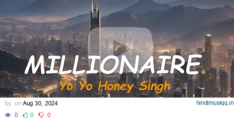 Millionaire (LYRICS) - Yo Yo Honey Singh | Leo Grewal | Glory | Textual Tunes pagalworld mp3 song download