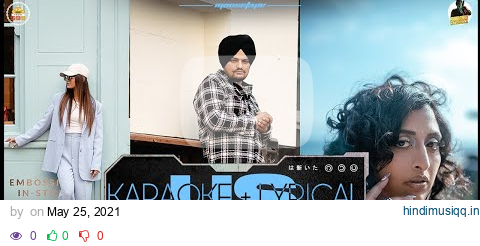 US (Official Karaoke + Lyrical Video)SidhuMooseWala |Raja Kumari |The Kidd | Sukh Sanghera|Moosetape pagalworld mp3 song download