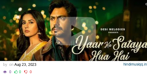 Sharab Peete Peete Jiske Haath Kapte Ho (Full Video) B Praak | Nawazuddin Siddiqui, Shehnaaz Gill pagalworld mp3 song download