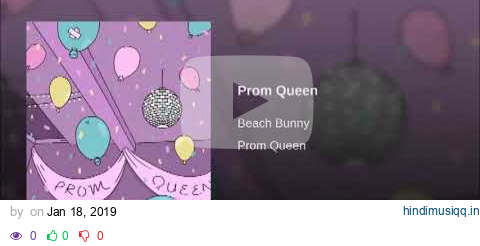 beach bunny - prom queen LYRICS pagalworld mp3 song download