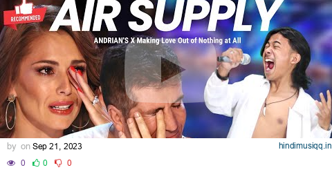 A Very Extraordinary Voice in the world | Makes Simon Cowell Cry With the Song Air Supply | AGT 2023 pagalworld mp3 song download