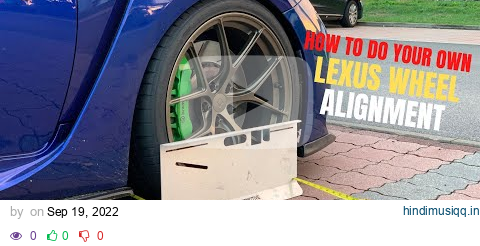 I Did My Own Lexus Wheel Alignment With Toe Alignment Plates pagalworld mp3 song download