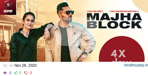 Majha Block (Full Video) Prem Dhillon | Roopi Gill | Sanb | 4 times slow | New Punjabi Songs 2020 pagalworld mp3 song download