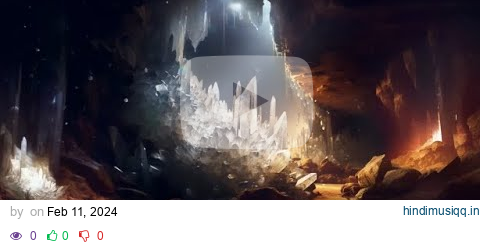 Relaxing Ambiance Crystal Cave Fireplace with Tranquil Rain, Fire Crackles, & Relaxing Melodies🔥🎶 pagalworld mp3 song download