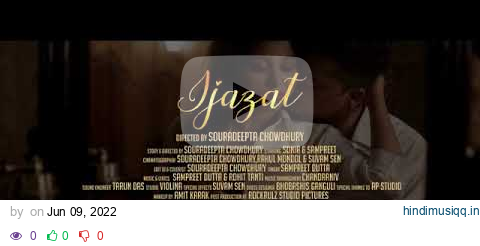 Ijazat | Sampreet Dutta | Hindi Romantic Song | Official Video | Heart Touching Romantic Love Story pagalworld mp3 song download