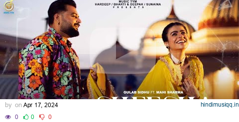 New Punjabi Songs 2024   Sheesha  Full Video  Gulab Sidhu ft Mahi Sharma ｜ Punjab Flow pagalworld mp3 song download