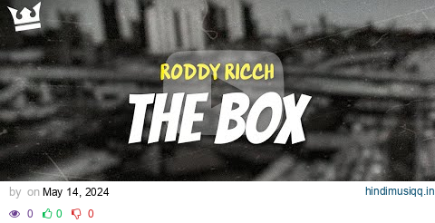 roddy ricch - THE BOX (LYRICS) pagalworld mp3 song download