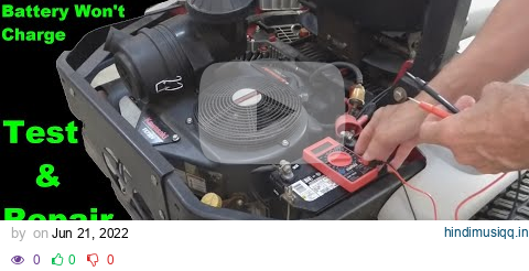 How to Test the Charging System on Small Engine Equipment - Battery not Charging Fix pagalworld mp3 song download