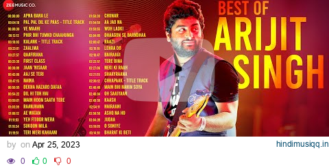 Best of Arijit Singh - Full Album | 50 Super Hit Songs | 3+ Hours Non-Stop pagalworld mp3 song download