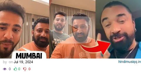 RAJAT DALAL & ELVISH YADAV REPLY to AJAZ KHAN | ELVISH & RAJAT TOGETHER IN MUMBAI pagalworld mp3 song download