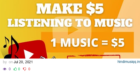 Make $5+ for FREE Listening to Music Online | Make Money Online pagalworld mp3 song download